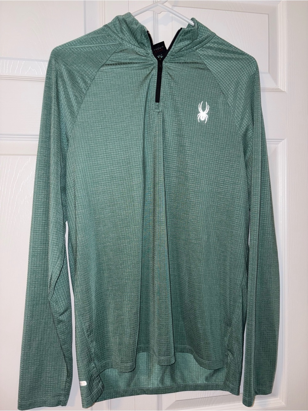 Spyder Men's Green Zip Pullover